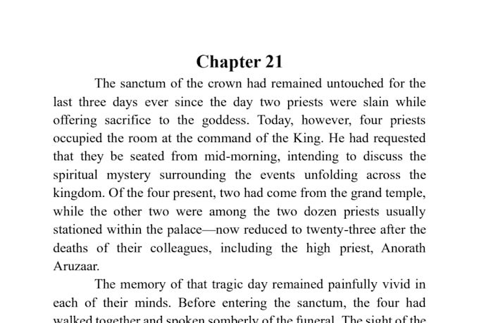 do fiction ebook novel ghostwriting and editing